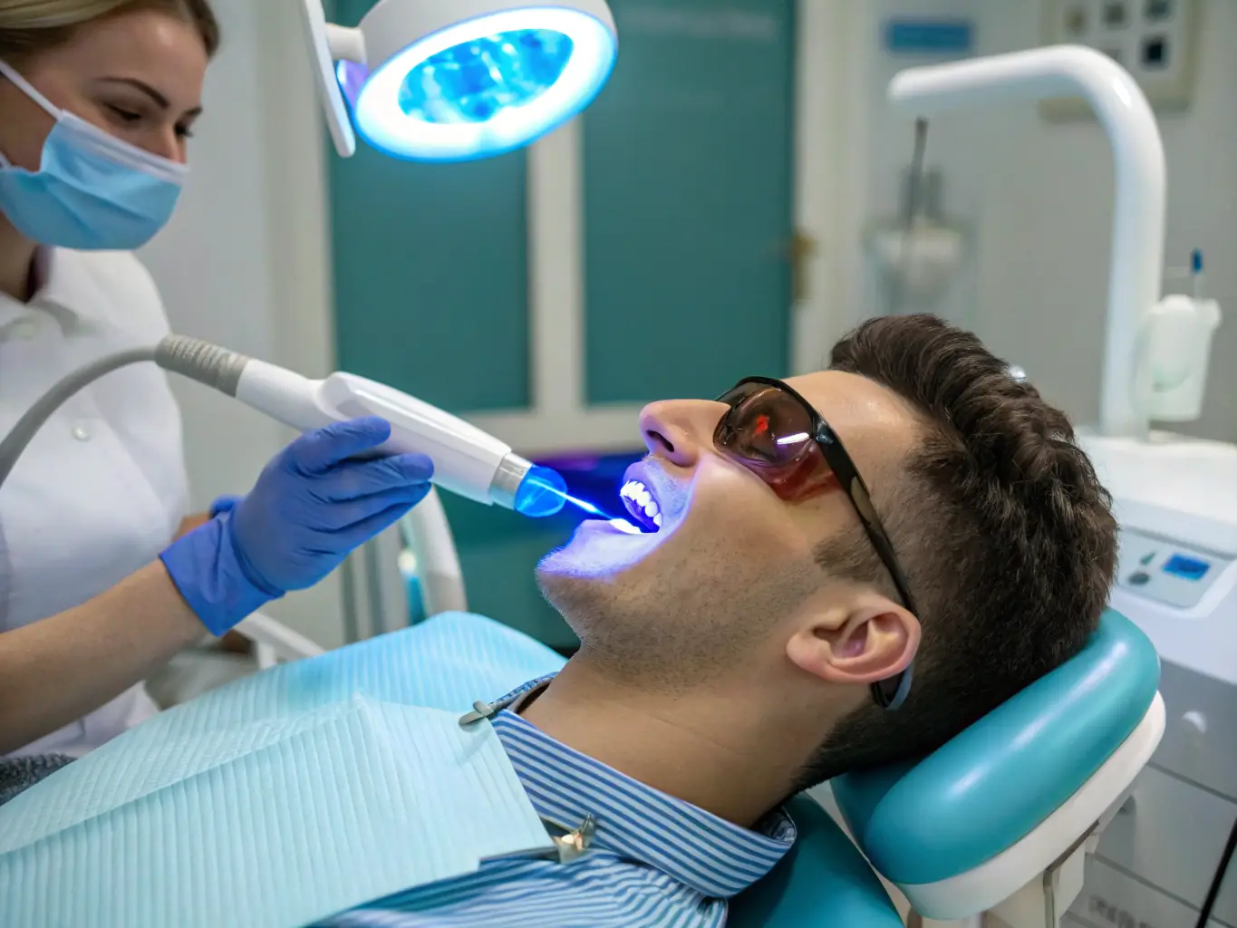 Patient receiving Dental Implants Montgomery, TX treatment